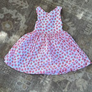 Boden strawberry dress 6/7 122cm
